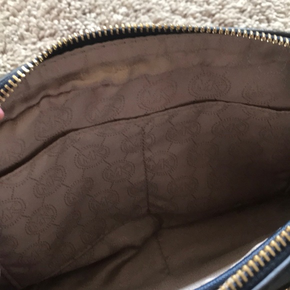 Michael Kors Blue Satchel. - Picture 5 of 6